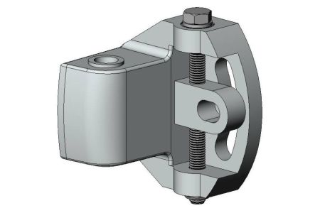 Armverbinding Kapsteun cremé/wit (RAL 9001) RECHTS -60mm